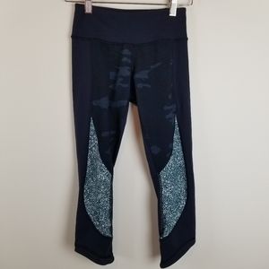 Lululemon Wunder Under Crop Sashiko Camo Leggings
